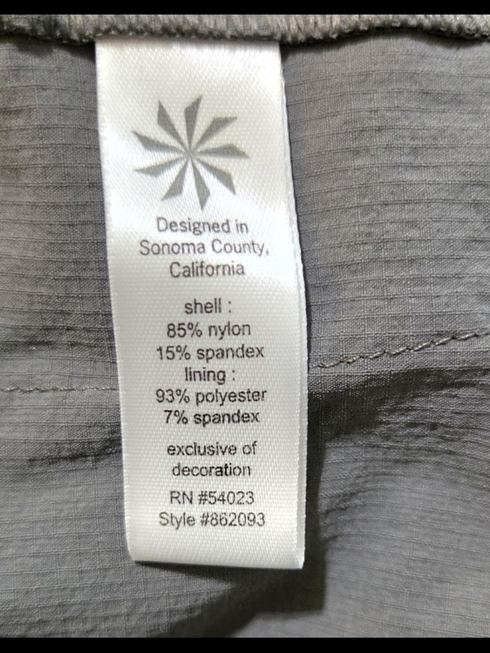 Athleta Slate Gray Cargo Mini Skort Size 6 - Picture 7 of 11